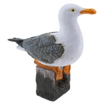 Zxpjkyu Resin Craft Seagull Statue Craft Arts Garden Ornament Indoor/Outdoor Decor Craft