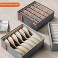 thumbnail image 3 of Underwear Organizer Large Capacity Recoverable Washable Multifunctional 6/7/20 Grids Storage Oxford Cloth Stackable Socks Bra Und, 3 of 10