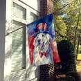 thumbnail image 6 of Great Pyrenees Patriotic American House Flag 28 in x 40 in, 6 of 7