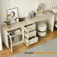 thumbnail image 6 of May in Color Modern Dressing Table and Chest of Drawers Combo, 3 Drawers & 2 Doors, Perfect for Bedroom, Dressing Room, 6 of 10