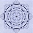 thumbnail image 1 of Ahgly Company Machine Washable Indoor Square Transitional Lavender Blue Area Rugs, 7' Square, 1 of 1