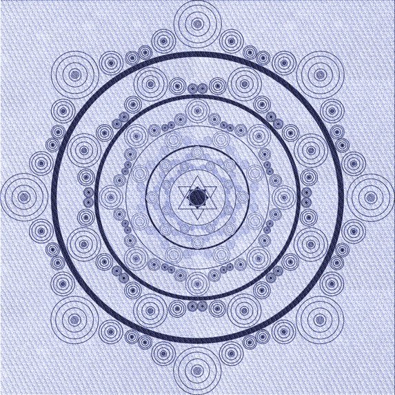 Ahgly Company Machine Washable Indoor Square Transitional Lavender Blue Area Rugs, 7' Square