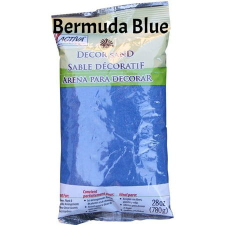 - ACTÍVA 28 oz. Bag of Bermuda Blue Decor Sand - Decorative Colored Sand