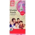 thumbnail image 2 of One Direction Window Panels Curtains Drapes, Set of 2 & Tie-backs, 2 of 4