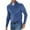 Blue, variant on TIHLMK Men's Fashion Wool Sweater Stand Up Collar Solid Long Sleeved Knitted Pullovers