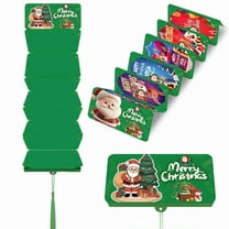 Cheapark 10-Count Christmas Red Envelope Cards - Surprise Party Design - Money Box & Gift Storage For Christmas Holiday Gifting