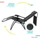 thumbnail image 3 of Silla Camastro Plegable Tecnologia Gravedad Cero Reclinable con sombrilla negro 6.49 pulg Elly Decor SO-SGCCD-BE, 3 of 10