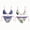 AA01_Light Green, variant on Triangle Bikini Set for Women Swimsuit Print Tie Smocked Ruched Two Piece Floral Printed Bathing Suit Purple S