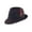 Brown, variant on German Alpine Wool Brown Edelweiss Fedora Hat with Feather & for Men & Women | L