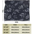 thumbnail image 3 of Constellation Throw Blanket Flannel Constellations Blanket Warm & Soft 12 Horoscope Astrology Throw Blankets Constellation Theme Home Décor 80"X60", 3 of 6