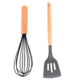 thumbnail image 1 of Juego de utensilios de cocina de 2 piezas, utensilios de cocina de madera fáciles de limpiar, utensilios de cocina para utensilios de cocina antiadherentes, 1 of 5