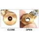 thumbnail image 3 of Válvula de bola de aire de latón dorado de 0.25'' de barbado a barbado Uxcell 1pcs, 3 of 3