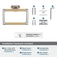 thumbnail image 4 of Amerock Esquire Polished Nickel/Champagne Bronze Closed Towel Ring, 4 of 5