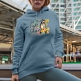 thumbnail image 2 of Let Your Light Shine Matthew 5 16 with a Vintage Lamp & Flowers, Scripture Art Merch Gift, Light Blue Hooded Sweatshirt or Hoodie, XL, 2 of 5