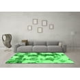 thumbnail image 3 of Ahgly Company Indoor Rectangle Abstract Green Modern Area Rugs, 8' x 12', 3 of 4