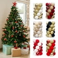 thumbnail image 5 of Functioanl Christmas Ornament Set Stylish Christmas Themed Sphere Handmade Bauble Ornament, 5 of 8