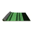 thumbnail image 2 of Ahgly Company Indoor Square Abstract Emerald Green Modern Area Rugs, 5' Square, 2 of 4