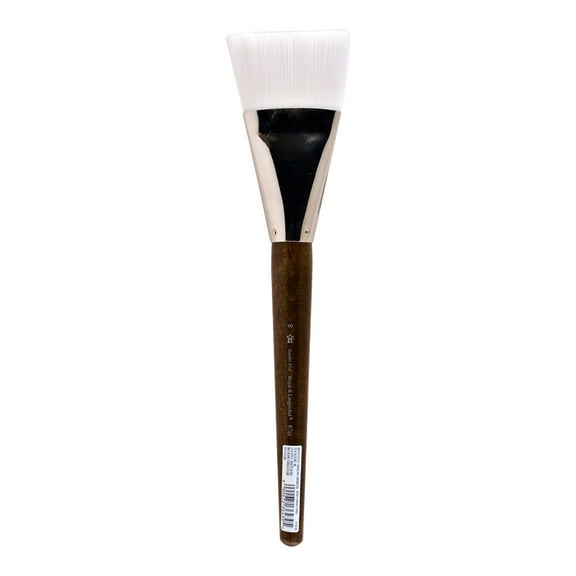 Royal & Langnickel, Jumbo Brush, Stiff White Taklon, Flat 60, R735-60