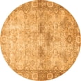 thumbnail image 1 of Ahgly Company Indoor Round Persian Orange Traditional Area Rugs, 4' Round, 1 of 1