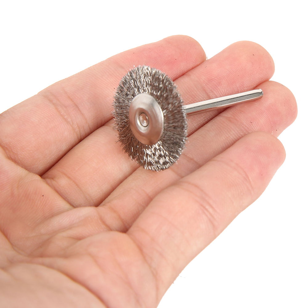 20X  Wire Steel Stainless Steel Brushes Polishing Wheels for Dremel Rotary Tool 