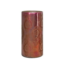 Creative Co-Op Etched Mercury Glass Vase - Walmart.com