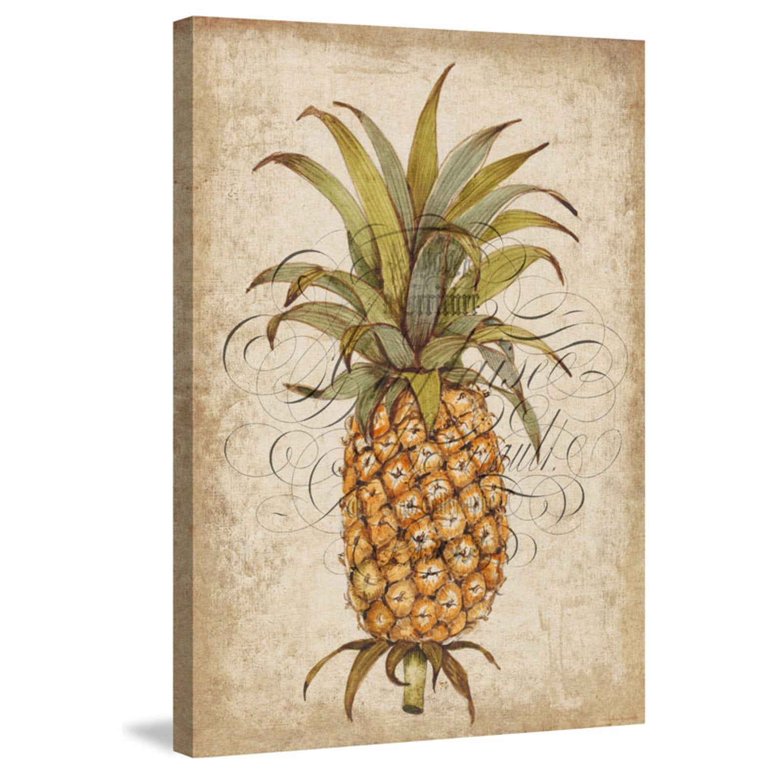 Marmont Hill ''Pineapple Study II'' Painting Print on Wrapped Canvas