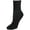Black, variant on Jefferies Socks Cotton Turn Cuff Sock (Women's Plus Size)