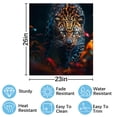 thumbnail image 2 of Cheetah Dishwasher Magnet Cover Decorative Sticker for Home Cabinet Kitchen 23" x26", 2 of 5