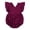Purple, variant on XIMIN Baby Girls Playsuits Ruffled Bodysuit Fly Sleeve Romper Newborn Cotton Linen Jumpsuit Infant Summer Clothes