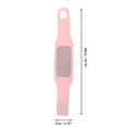 thumbnail image 4 of Unique Bargains 1 Pair Flexible Wristbands Comfortable Wristbands for Sport Pink, 4 of 6