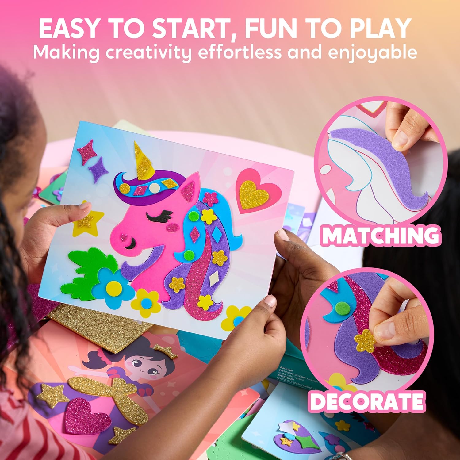 Joyfy Foam Art Kit - 800+ Stickers & 6 Boards photo 6