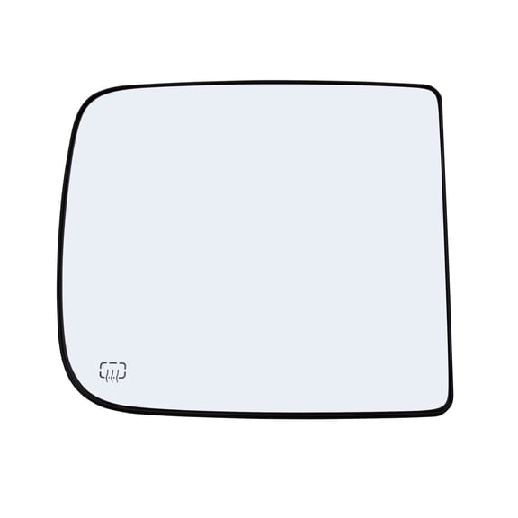 Rugged TUFF Passenger Side Mirror Glass for 09-20 Dodge Ram 1500 2500 3500 (Upper Towing Mirror, Heated Defrost)