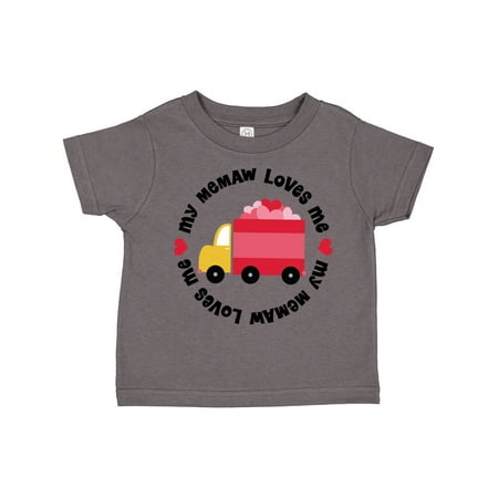 

Inktastic My Memaw Loves Me Gift Toddler Boy or Toddler Girl T-Shirt