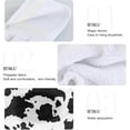 thumbnail image 5 of SKYSONIC Cow Print Hanging Tie Towels 2 Pieces, Absorbent Hand Towels Tea Bar Dish Dry Towels for Kitchen Bathroom Home Decor,14" x18.2", 5 of 7