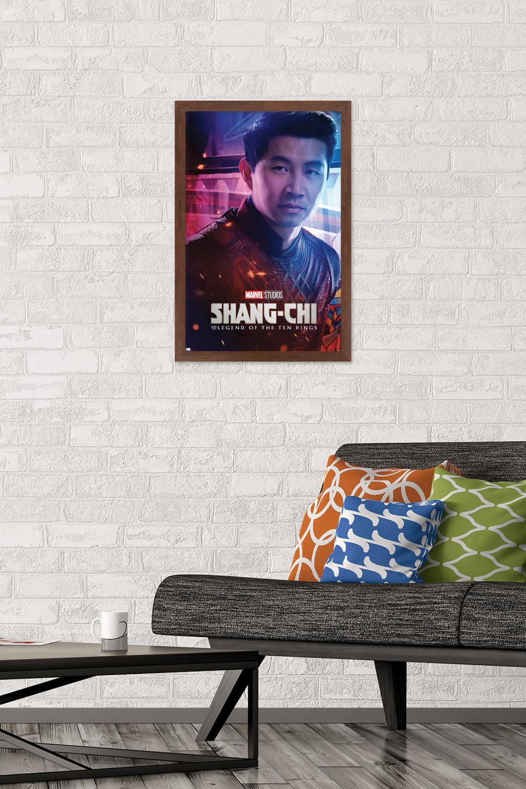 Marvel Shang-Chi and the Legend of the Ten Rings - Shang-Chi One Sheet Wall Poster, 14.725" x 22.375", Framed
