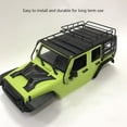 thumbnail image 4 of Portaequipajes De Techo RC, Fácil De Instalar, Ajuste Perfecto, Portaequipajes RC Para Jeep Wrangler 1/10 Scale Crawler Car, 4 of 8