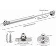 thumbnail image 2 of shiyou-2 Pack 10 Inch Gas Struts Spring Shocks, 40N/9lb Gas Props Lift Support Cabinet Hinge for RV Camper Bed Cupboard, 2 of 4