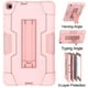 thumbnail image 3 of Funda para Galaxy Tab A 8.0 2019, resistente, resistente, de cuerpo completo, híbrida, a prueba de golpes, con función atril, para Samsung Galaxy Tab A 8.0 2019, modelo SM-T290/SM- T295-6, oro rosa Adepaton CZDZ-ST167-3, 3 of 7