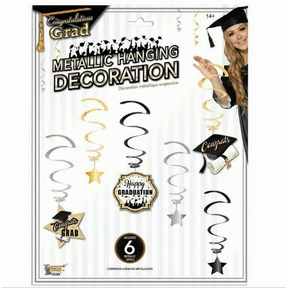 Graduation Swirl Hanging Decoration