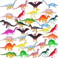 thumbnail image 1 of Minifiguras de dinosaurios HOXBUR, 64 unidades, para decoración de tartas de Pascua, 1 of 6