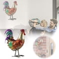 thumbnail image 1 of Exquisite Wooden Rooster Charm Pendant for Jewelry Crafting and Unique Home Wall Designs, 1 of 5