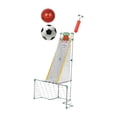 thumbnail image 2 of Aro de baloncesto para niños,Aro de baloncesto para niños 2 en 1 con portería de fútbol,Portería de baloncesto para interior y exterior,Juguete deportivo portátil,ligero y fácil de, 2 of 8