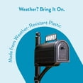 thumbnail image 5 of Architectural Mailboxes Manhattan Mailbox and Post Address Plaque in Black, 5 of 7