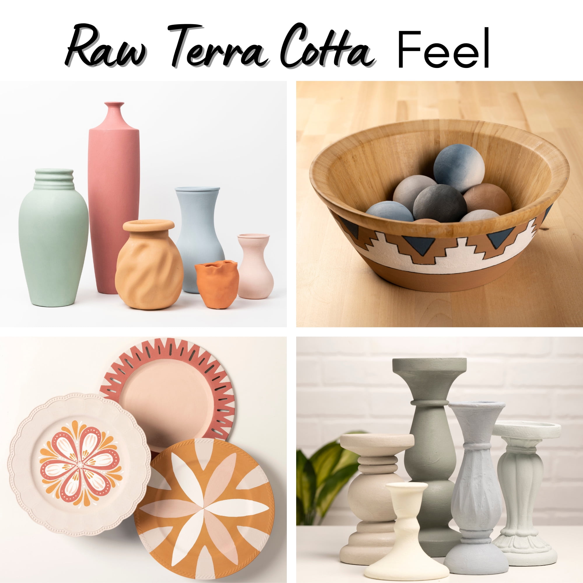 FolkArt Terra Cotta Acrylic Craft Paint Set, Essentials, 5 Each