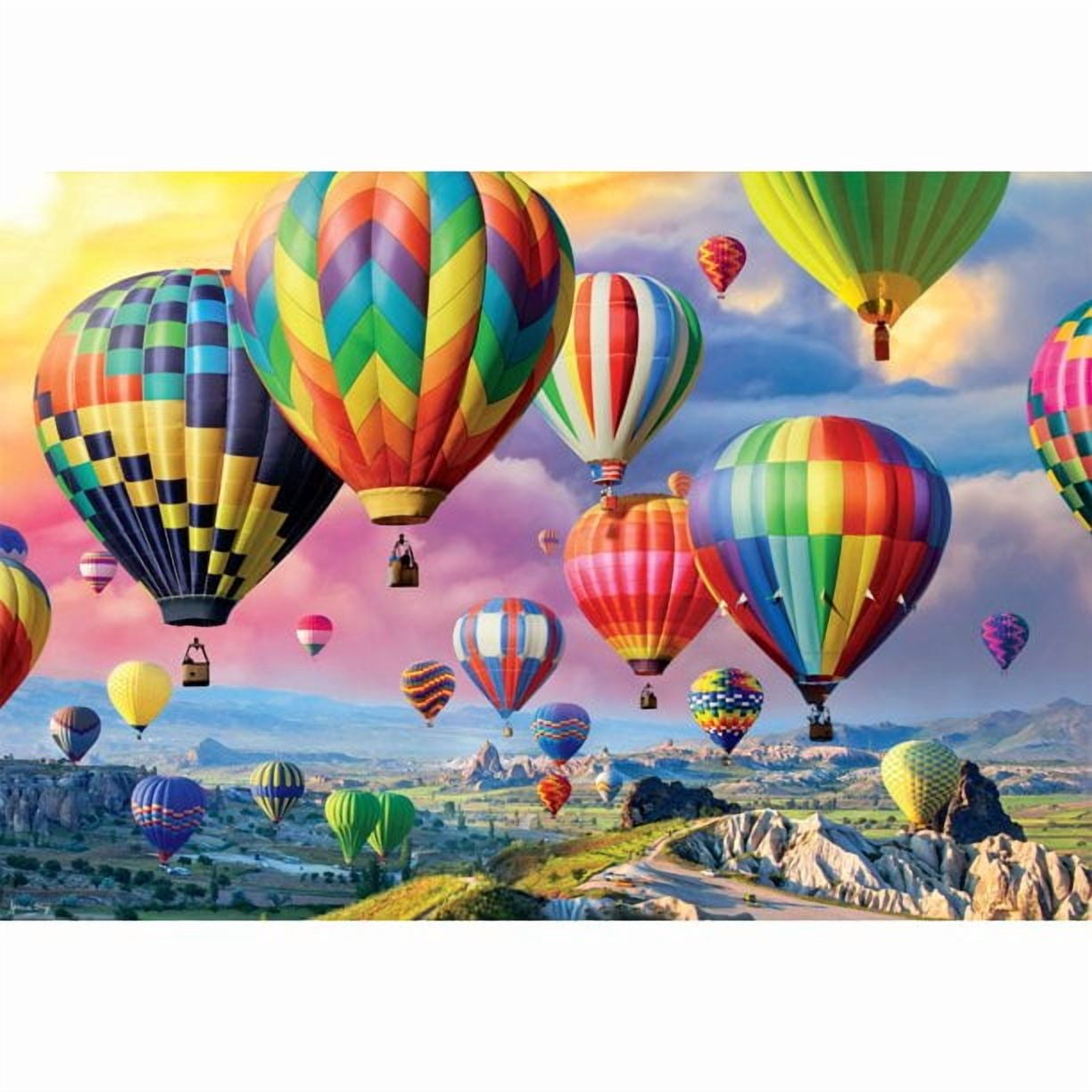 Buffalo Games Up, Up and Away 2000-Piece 38.5 x 26.5-Inch Interlocking Jigsaw Puzzle for Adults Ages 14+
