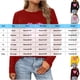 thumbnail image 2 of TaTaai Casual Comfy Women's Valentine Heart Print Long-Sleeve Blouse, Valentine's Day Daily Party Top, Round-Neck Multi-Season Tee Gift, 2 of 5