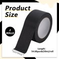 thumbnail image 2 of Masking Tape Adhesive Tape Textured Paper for Painting Packaging and Windows Protection Black 50mm 50m/roll diy, 2 of 5
