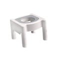 thumbnail image 4 of Taburete de inodoro en cuclillas Yinane silla portátil para baño antideslizante blanco, 4 of 8