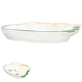 thumbnail image 3 of Multi-Function Dumpling Plate Ceramic Food Plate Household Sushi Dish Personal Party Usage 24x20.5cm 1Pack, 3 of 4