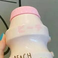 thumbnail image 5 of Children Bottle Outdoor Water Cup Water Bottle With Strap Portable Children Drinking Bottle With Strap PC Plastic Outdoor Water Cup Cute Fruit Pattern Pink 480ML, 5 of 5